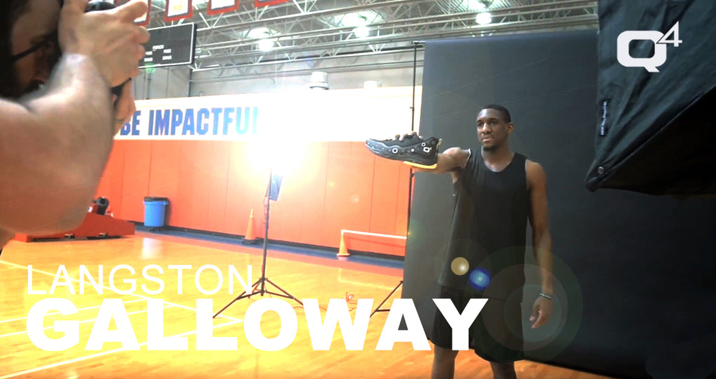 Behind The Scenes: Langston Galloway's Q4 Sports Photoshoot
